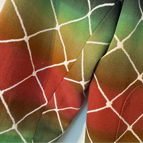 Akris Punto Multicolor Jacket with Lattice Design-Size 8 - Picture 16 of 16